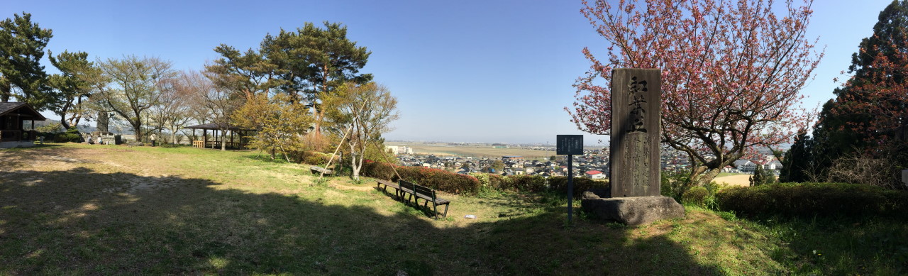 大山公園「紅葉ヶ丘」からの眺望